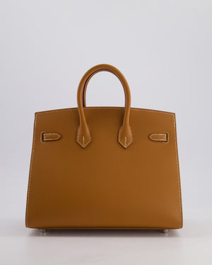 *HOLY GRAIL* Hermès Birkin 25cm Sellier Bag in Gold Epsom Leather with Palladium Hardware