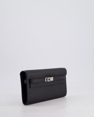 Hermès Kelly To Go Bag in Noir Epsom Leather with Palladium Hardware
