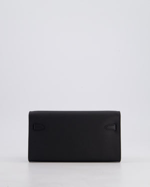 Hermès Kelly To Go Bag in Noir Epsom Leather with Palladium Hardware