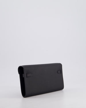 Hermès Kelly To Go Bag in Noir Epsom Leather with Palladium Hardware