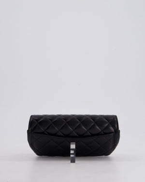 Chanel Black Lambskin Sunglasses Case on Chain Bag with Champagne Gold Hardware