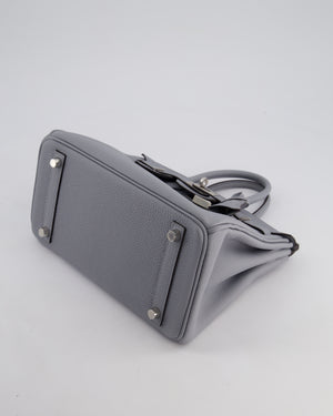 *NEW COLOUR* Hermès Birkin 25cm Retourne Bag in Gris Pantin Togo Leather with Palladium Hardware