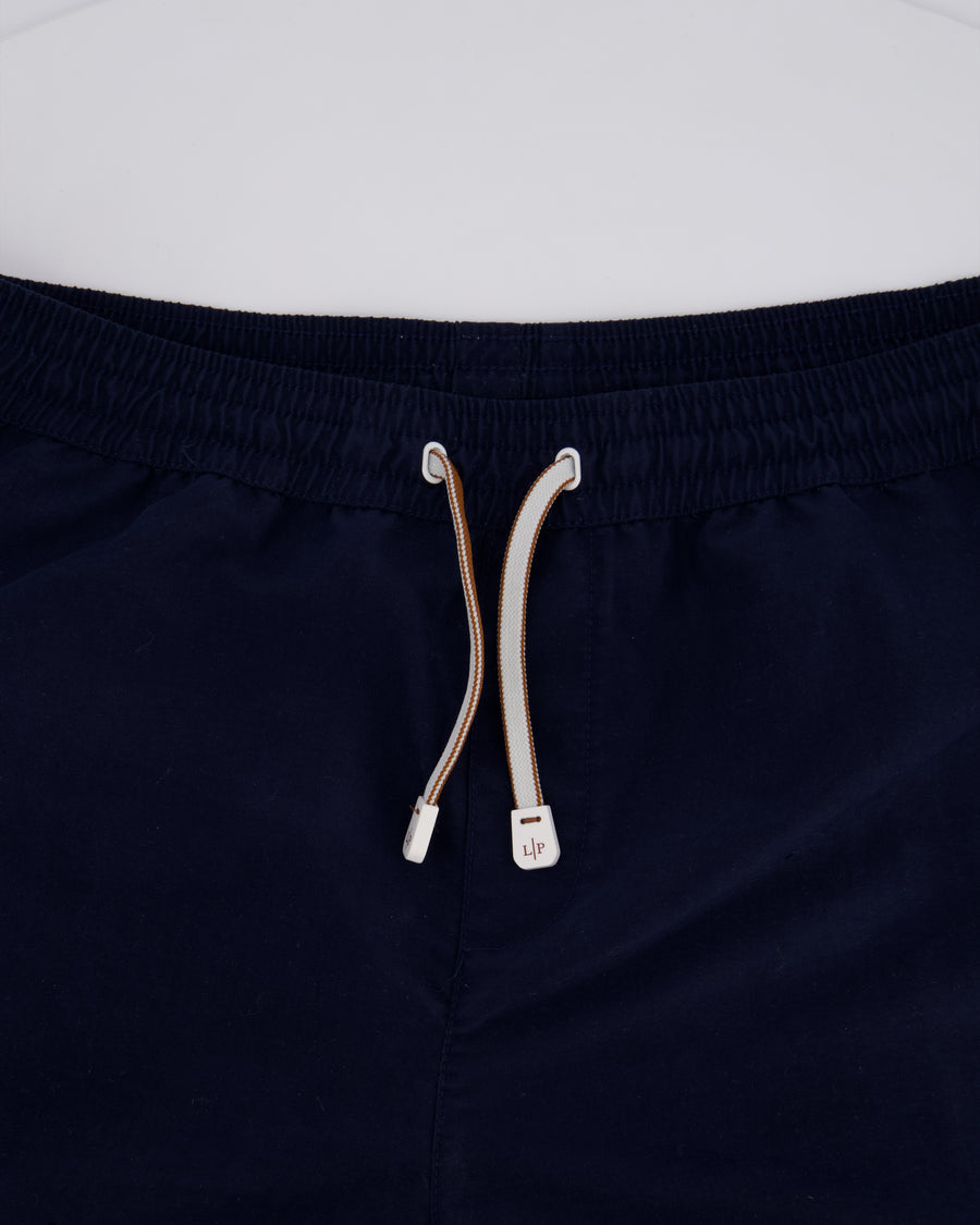 Loro Piana Blue Menswear Striped Swim Shorts Size M