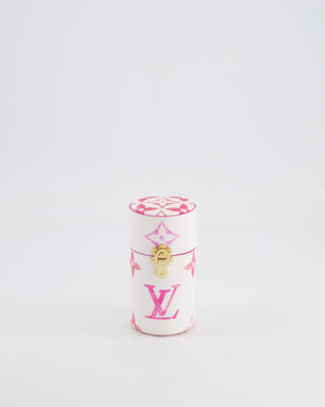 Louis Vuitton White and Pink Monogram By the Pool Perfume Case