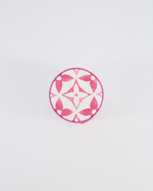 Louis Vuitton White and Pink Monogram By the Pool Perfume Case
