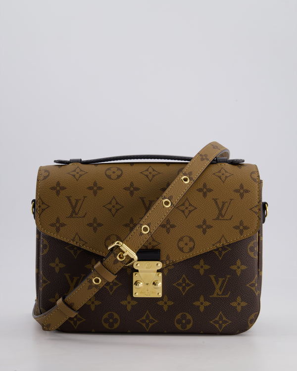 Louis Vuitton Pochette Métis Bag in Reverse Monogram Canvas with Gold Hardware RRP £2,020