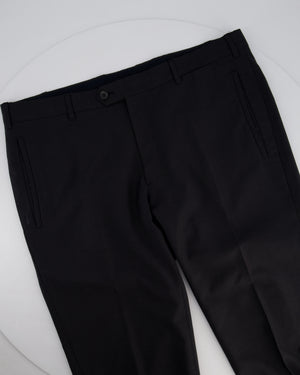 Prada Black Tailored Menswear Trousers Size IT 52 R (UK 44)