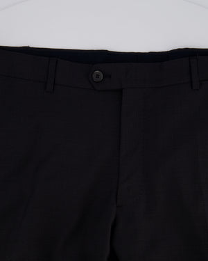 Prada Black Tailored Menswear Trousers Size IT 52 R (UK 44)