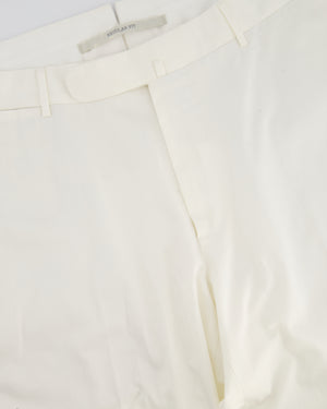 Ermenegildo Zegna Menswear White Chino Trousers  IT 54 (UK 44)