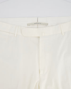 Ermenegildo Zegna Menswear White Chino Trousers  IT 54 (UK 44)