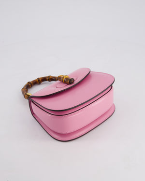 Gucci Candy Pink Mini Bamboo 1947 Top Handle Bag RRP £3,120