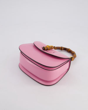Gucci Candy Pink Mini Bamboo 1947 Top Handle Bag RRP £3,120