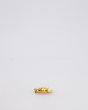 Chanel 20A Gold & Crystals Multiple Triangles CC Brooch