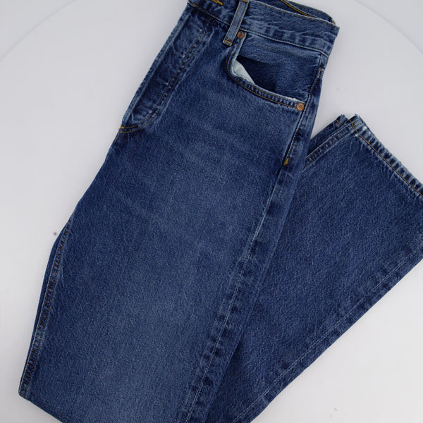 Agolde Blue Waist Straight-Leg Jeans Size 25 (UK 6) – Sellier