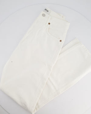 Agolde White Waist Straight-Leg Jeans Size 25 (UK 6)