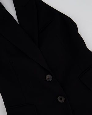 A.L.C Black Tailored Waistcoat and Wide Leg Trouser Set Top Size US 0 (UK 4) Trousers Size US 2 (UK 6)