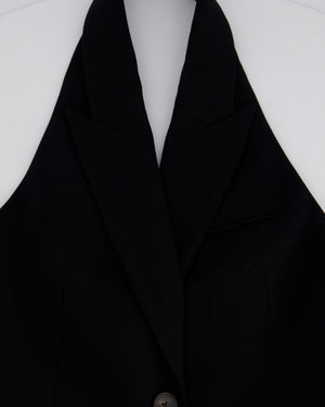 A.L.C Black Tailored Waistcoat and Wide Leg Trouser Set Top Size US 0 (UK 4) Trousers Size US 2 (UK 6)