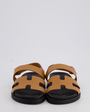 Hermès Naturel Genius Sandals in Leather Size EU 37 RRP £790