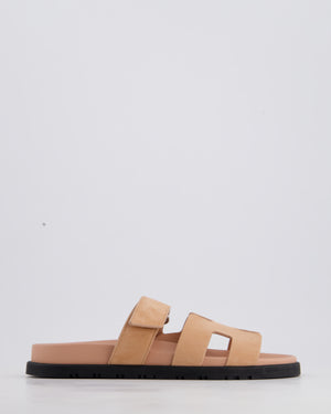 * HOT* Hermès Nude Pink Chypre Sandals in Suede Size EU 37 RRP £780
