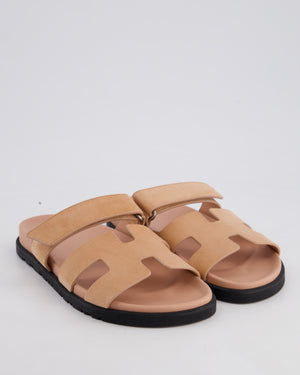 * HOT* Hermès Nude Pink Chypre Sandals in Suede Size EU 37 RRP £780