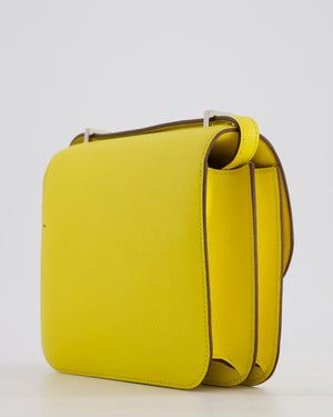 Hermès Constance III Mini 18cm Miroir Bag in Jaune De Naples Epsom Leather with Palladium Hardware