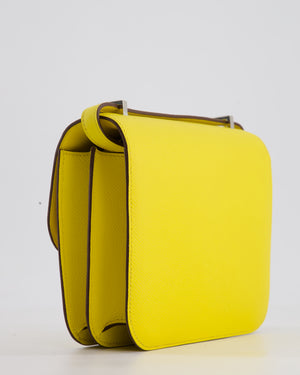 Hermès Constance III Mini 18cm Miroir Bag in Jaune De Naples Epsom Leather with Palladium Hardware
