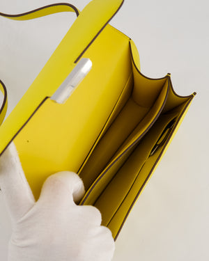 Hermès Constance III Mini 18cm Miroir Bag in Jaune De Naples Epsom Leather with Palladium Hardware