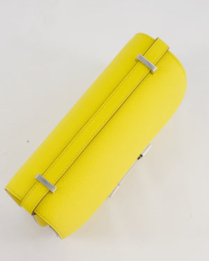 Hermès Constance III Mini 18cm Miroir Bag in Jaune De Naples Epsom Leather with Palladium Hardware