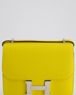 Hermès Constance III Mini 18cm Miroir Bag in Jaune De Naples Epsom Leather with Palladium Hardware