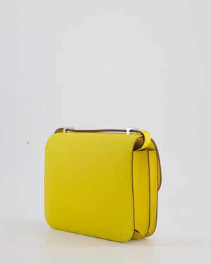 Hermès Constance III Mini 18cm Miroir Bag in Jaune De Naples Epsom Leather with Palladium Hardware