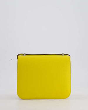 Hermès Constance III Mini 18cm Miroir Bag in Jaune De Naples Epsom Leather with Palladium Hardware