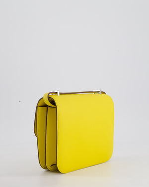 Hermès Constance III Mini 18cm Miroir Bag in Jaune De Naples Epsom Leather with Palladium Hardware