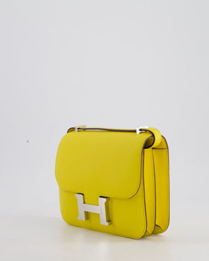 Hermès Constance III Mini 18cm Miroir Bag in Jaune De Naples Epsom Leather with Palladium Hardware