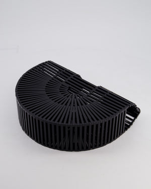 Cult Gaia Black Ark Acrylic Basket Bag