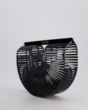 Cult Gaia Black Ark Acrylic Basket Bag