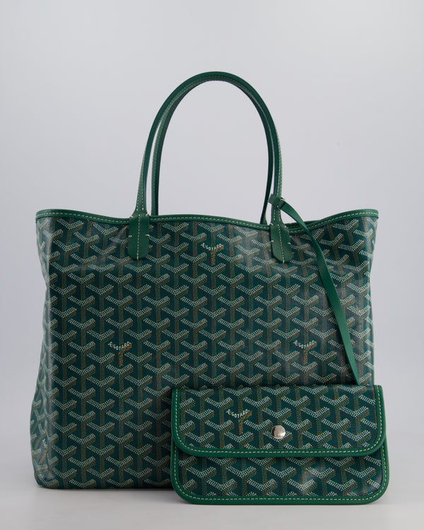 *FIRE PRICE* Goyard Green PM Saint Louis Tote Bag in Goyardine Canvas
