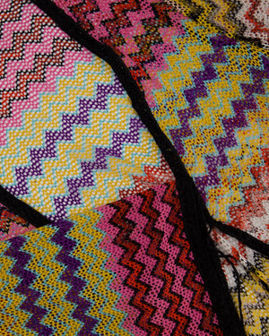 Missoni MARE Multicolour Beach Cover-Up with Matching Headband Set Size IT 42 (UK 10)