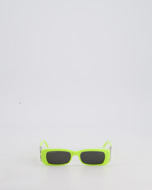 Balenciaga Neon Yellow Acetate Dynasty Sunglassess