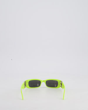 Balenciaga Neon Yellow Acetate Dynasty Sunglassess