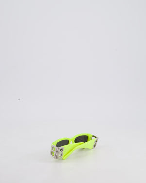 Balenciaga Neon Yellow Acetate Dynasty Sunglassess
