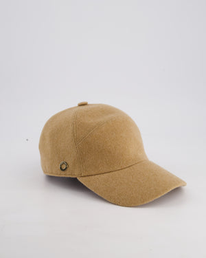 Loro Piana Beige Storm System Cashmere Cap Size M