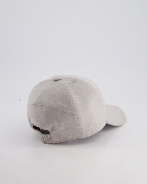 Loro Piana Grey Storm System Cashmere Cap Size L