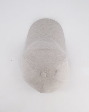 Loro Piana Grey Storm System Cashmere Cap Size L