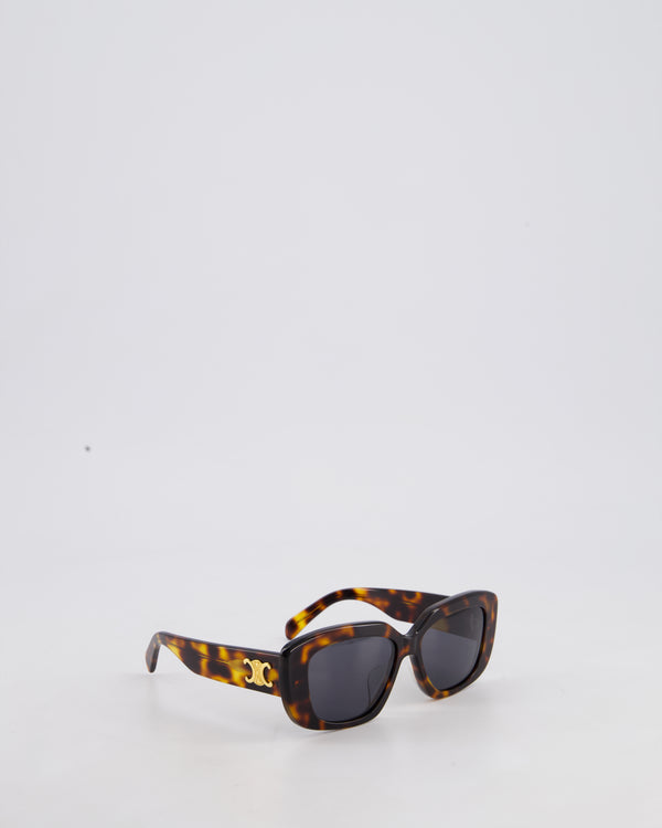 Céline Triomphe 04 Sunglasses in Tortoiseshell Acetate