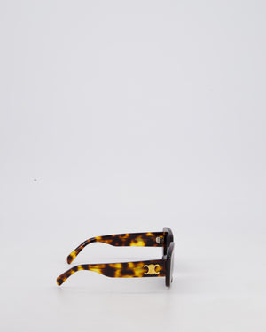 Céline Triomphe 04 Sunglasses in Tortoiseshell Acetate