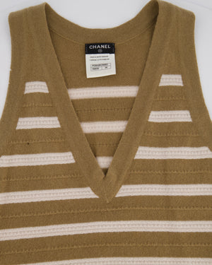 Chanel SS/15 Striped Two Piece Body & Cardigan Set with Pocket Detail Size FR 36 (UK 8)