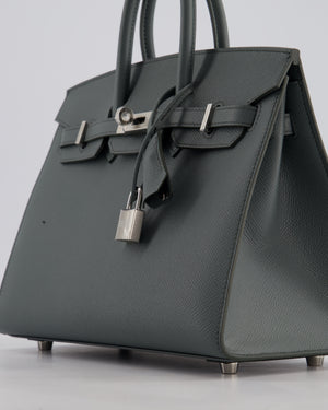 Hermès Birkin 25cm Sellier Bag in Vert Amande Togo Leather with Palladium Hardware