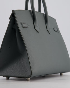 Hermès Birkin 25cm Sellier Bag in Vert Amande Togo Leather with Palladium Hardware