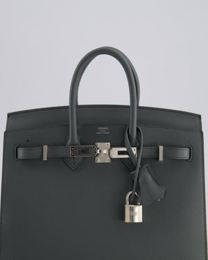 Hermès Birkin 25cm Sellier Bag in Vert Amande Togo Leather with Palladium Hardware