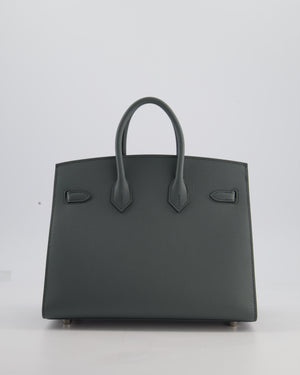 Hermès Birkin 25cm Sellier Bag in Vert Amande Togo Leather with Palladium Hardware